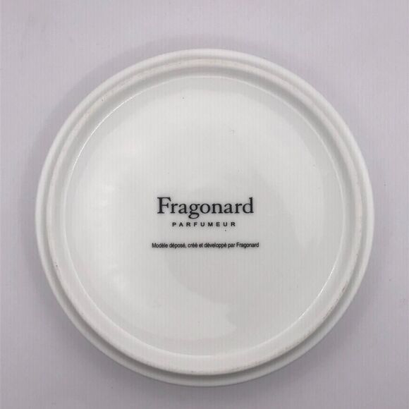 Fragonard Parfumeur Bathroom Set Floral Rose Soap Dish Toothbrush Cup - Picture 8 of 8